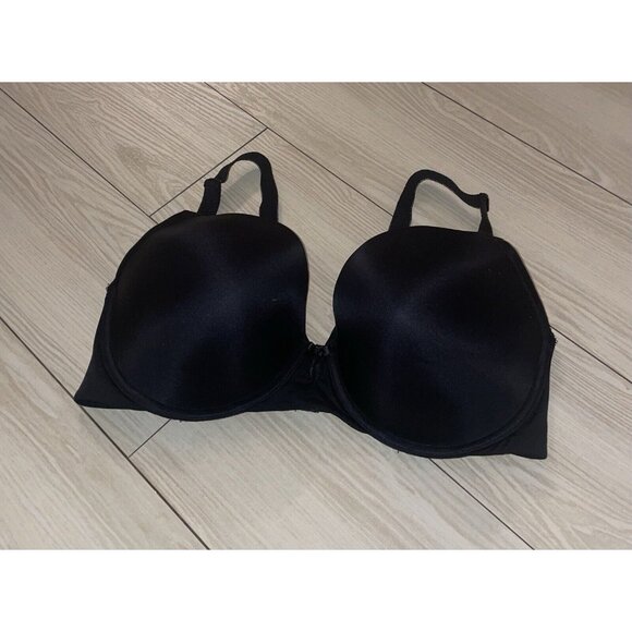Torrid Curve 360 Back Smoothing Lightly Lined T Shirt Bra UW Womens 36DD Black - Picture 1 of 7